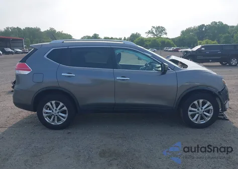 2015 Nissan Rogue Sv из США, поврежденный, VIN KNMAT2MV8FP567490